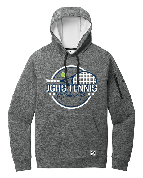 Adult - John Glenn Bobcats Varity Boys Tennis - 2026 - Nike Therma-FIT Pocket Pullover Fleece Hoodie