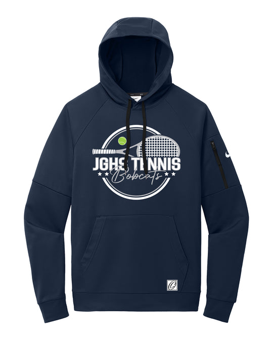 Adult - John Glenn Bobcats Varity Boys Tennis - 2026 - Nike Therma-FIT Pocket Pullover Fleece Hoodie
