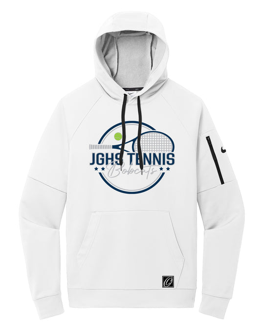 Adult - John Glenn Bobcats Varity Boys Tennis - 2026 - Nike Therma-FIT Pocket Pullover Fleece Hoodie
