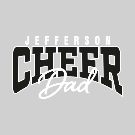 Jefferson Middle School - Cheer - Jefferson Cheer Dad - Arched Text