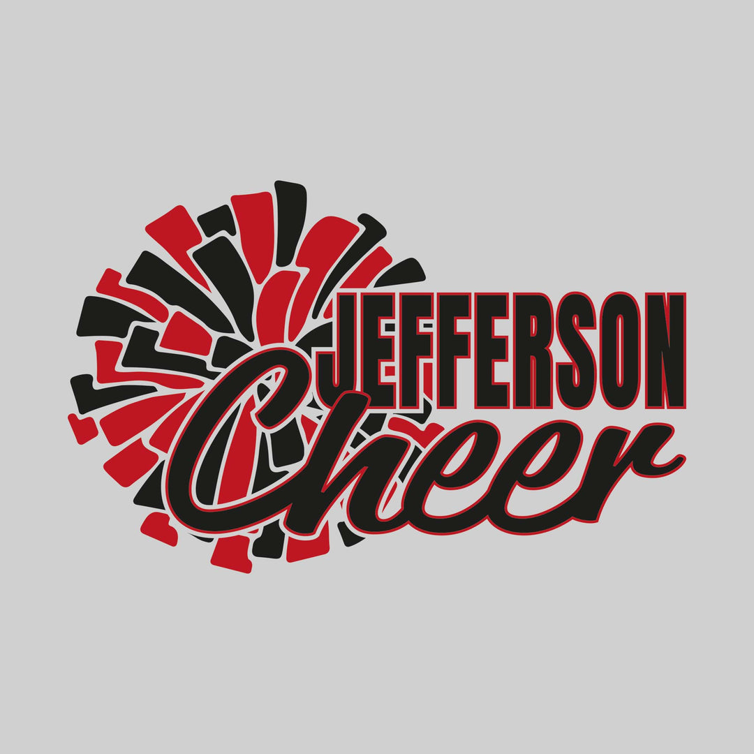 Jefferson Middle School - Cheer - Jefferson Cheer with Big Pom