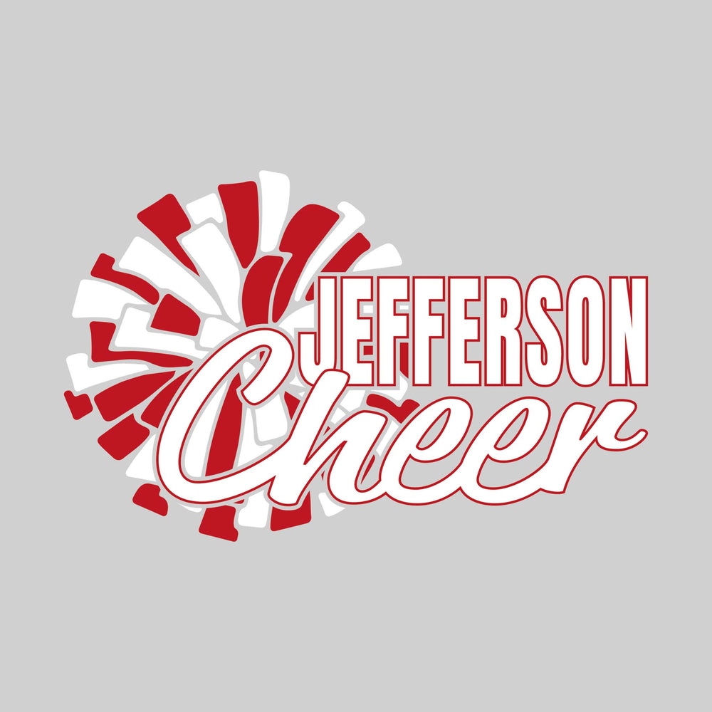 Jefferson Middle School - Cheer - Jefferson Cheer with Big Pom