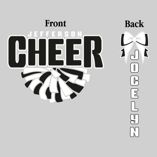 Jefferson Middle School - Cheer - Jefferson Cheer with Half Pom