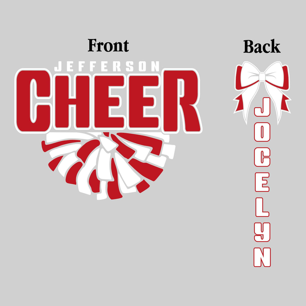 Jefferson Middle School - Cheer - Jefferson Cheer with Half Pom