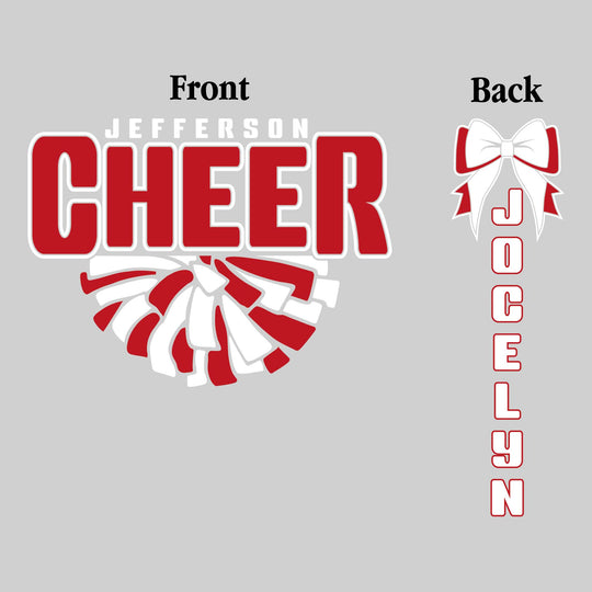 Jefferson Middle School - Cheer - Jefferson Cheer with Half Pom