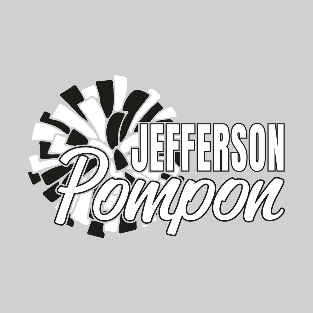 Jefferson Middle School - Poms - Jefferson Pompon with Big Pom