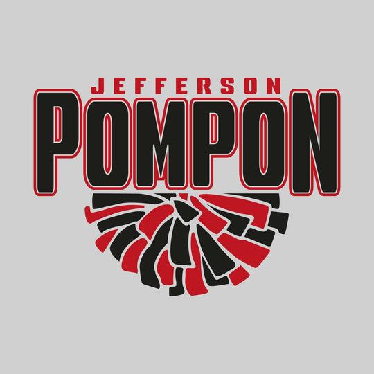 Jefferson Middle School - Poms - Jefferson Pompon with Half Pom