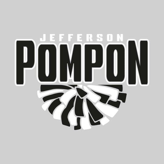 Jefferson Middle School - Poms - Jefferson Pompon with Half Pom