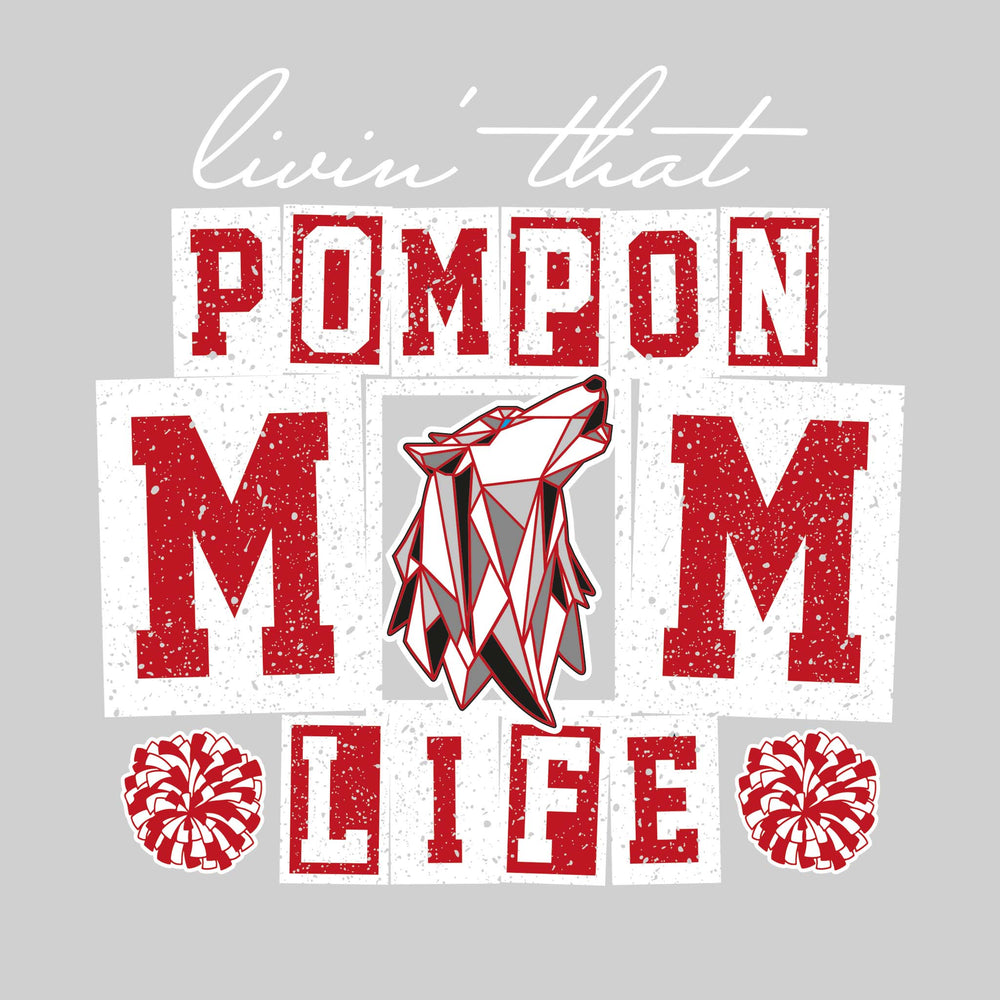Jefferson Middle School - Poms - Livin' That Pompon Mom Life