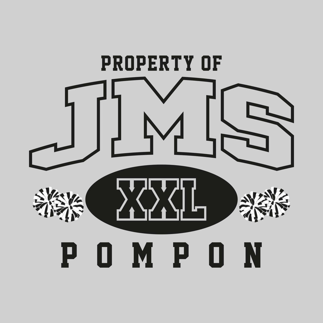 Jefferson Middle School - Poms - Property of JMS Pompon - XXL with Poms