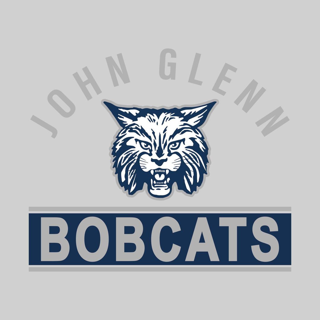 John Glenn Bobcats - Spirit Wear - Arched John Glenn Over Mascot