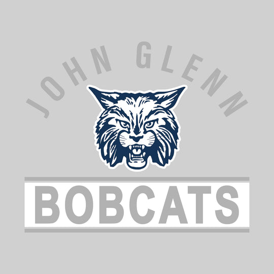 John Glenn Bobcats - Spirit Wear - Arched John Glenn Over Mascot