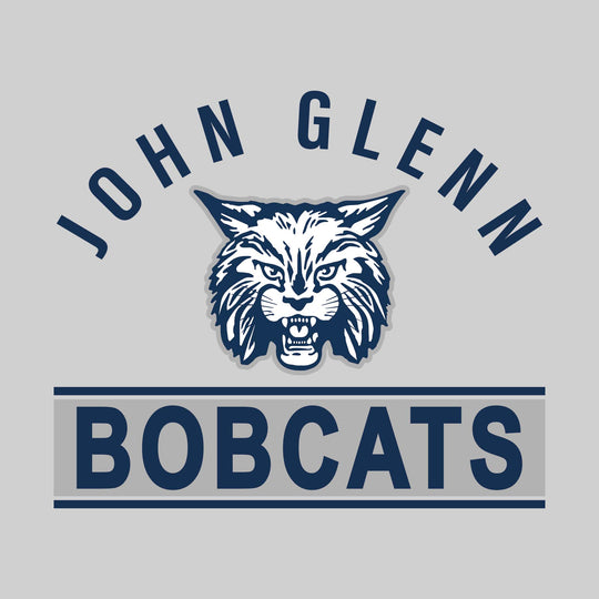 John Glenn Bobcats - Spirit Wear - Arched John Glenn Over Mascot