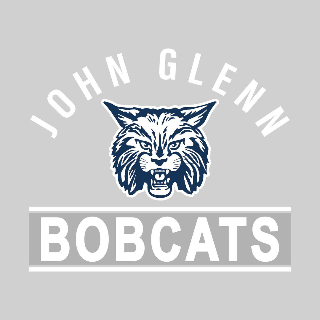 John Glenn Bobcats - Spirit Wear - Arched John Glenn Over Mascot