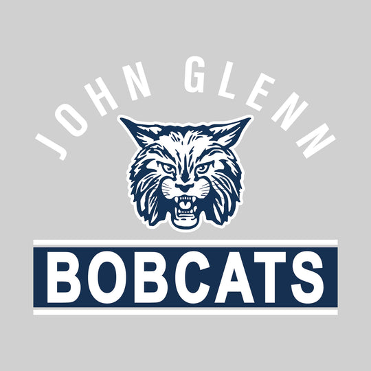 John Glenn Bobcats - Spirit Wear - Arched John Glenn Over Mascot