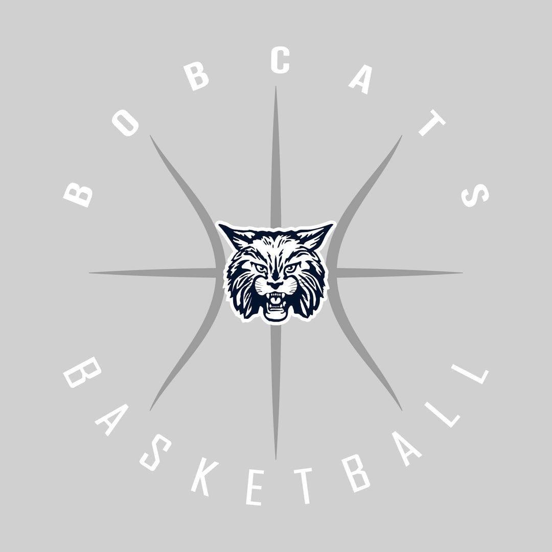 John Glenn Bobcats - Basketball - Circle Text with Threads