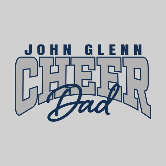 John Glenn Bobcats - Cheer - John Glenn Cheer Dad - Arched Text