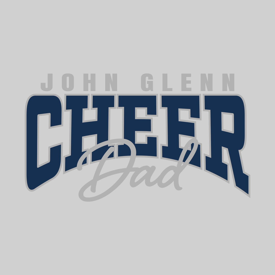 John Glenn Bobcats - Cheer - John Glenn Cheer Dad - Arched Text