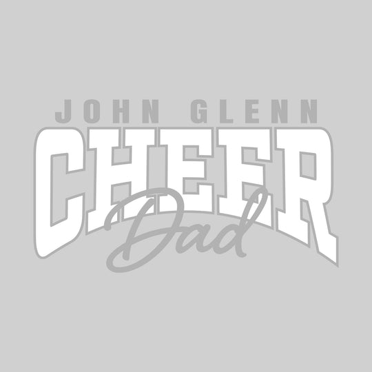 John Glenn Bobcats - Cheer - John Glenn Cheer Dad - Arched Text