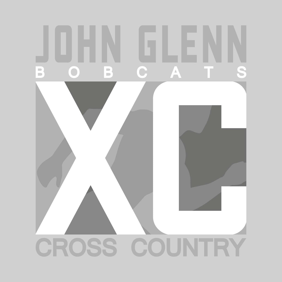 John Glenn Bobcats - Cross Country - XC with Runner Silhouette