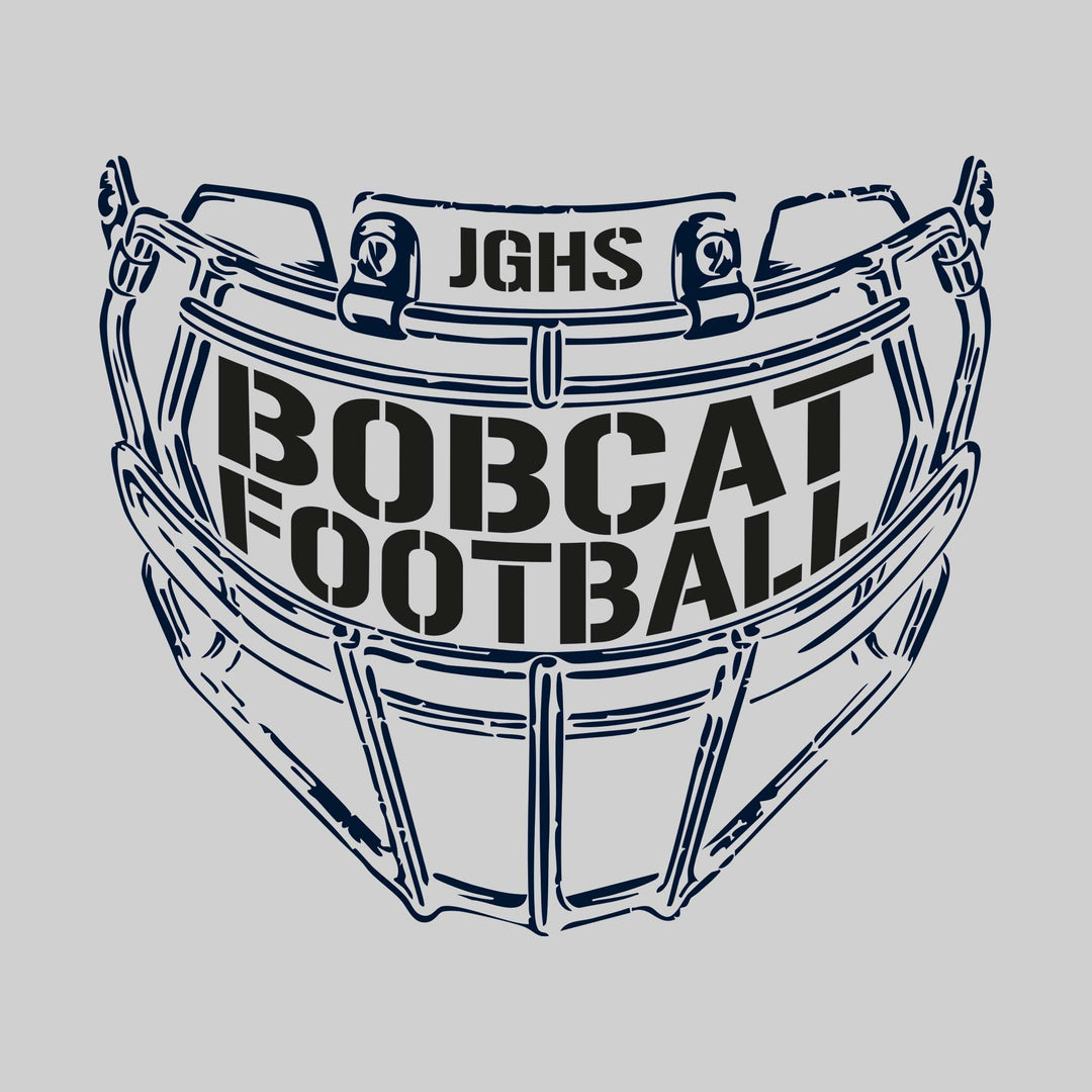 John Glenn Bobcats - Football - Facemask with Text
