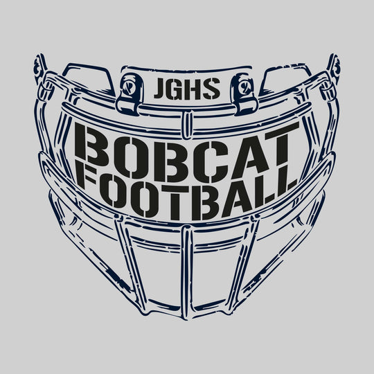 John Glenn Bobcats - Football - Facemask with Text