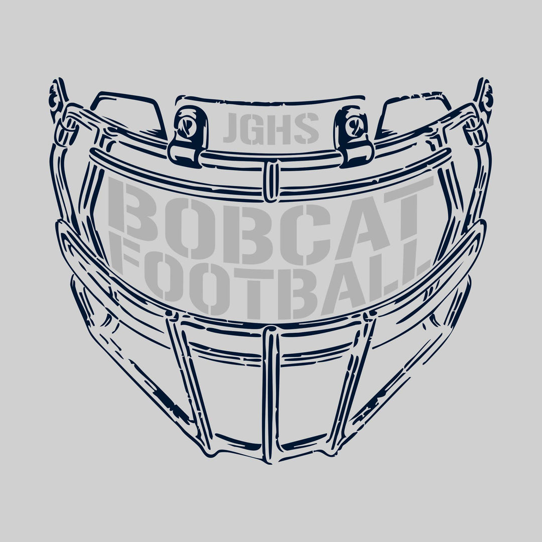 John Glenn Bobcats - Football - Facemask with Text