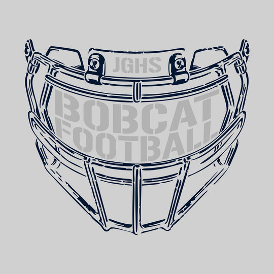 John Glenn Bobcats - Football - Facemask with Text