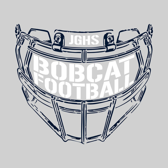John Glenn Bobcats - Football - Facemask with Text