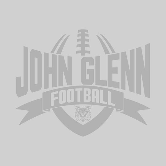 John Glenn Bobcats - Football - School Name with Football Shape and Banner