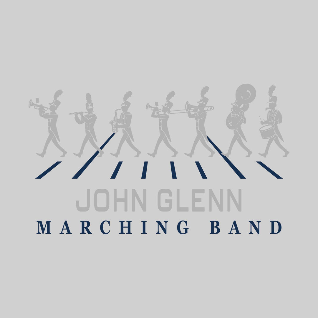 John Glenn Bobcats - Marching Band - Marching Band Silhouettes with Yard Lines