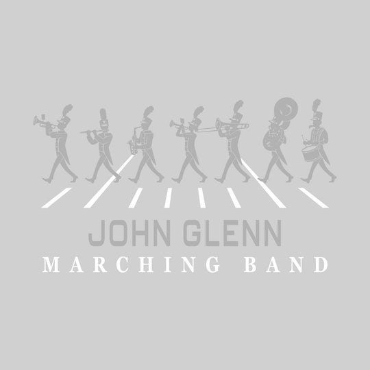 John Glenn Bobcats - Marching Band - Marching Band Silhouettes with Yard Lines