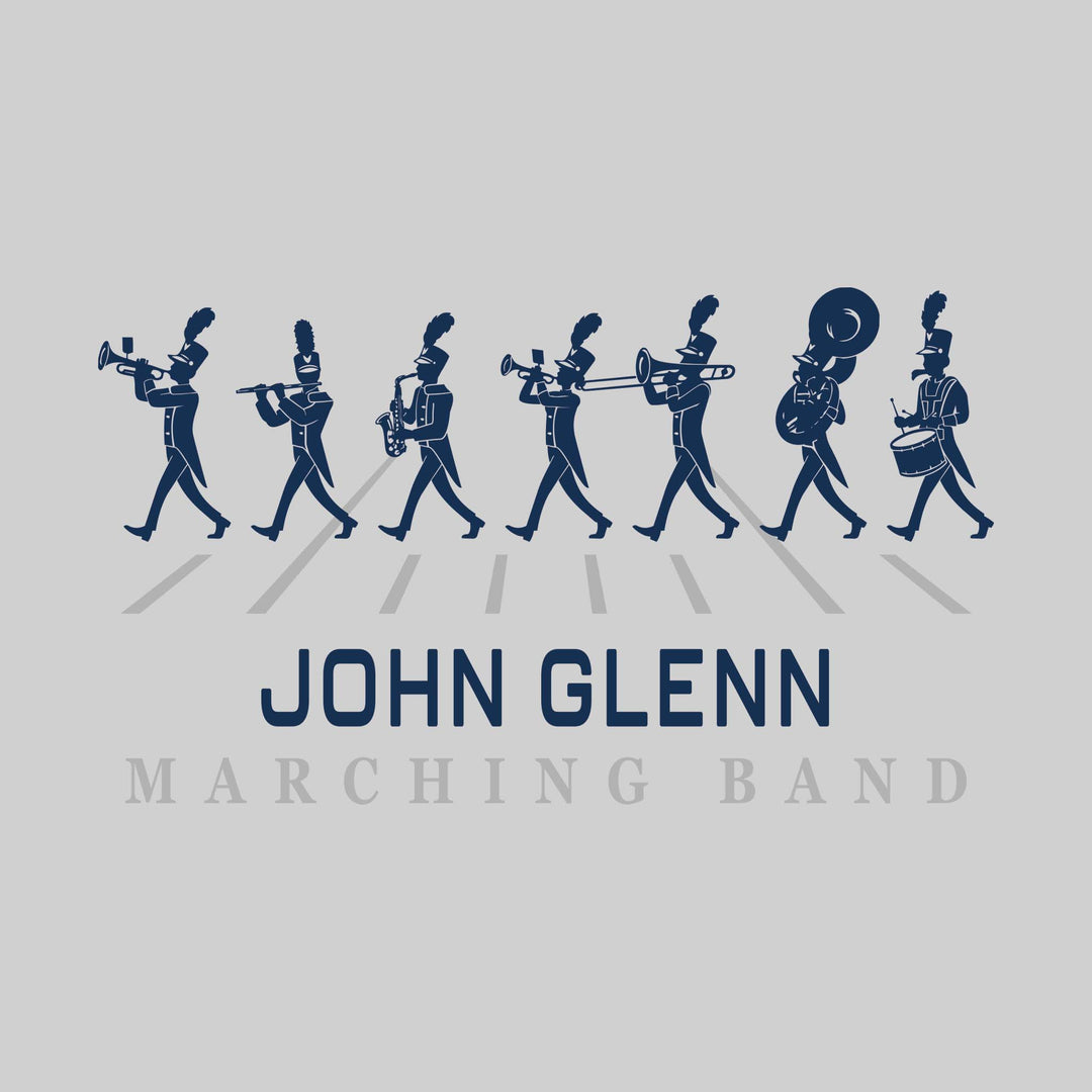 John Glenn Bobcats - Marching Band - Marching Band Silhouettes with Yard Lines