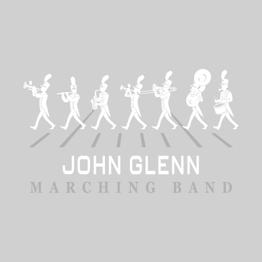 John Glenn Bobcats - Marching Band - Marching Band Silhouettes with Yard Lines