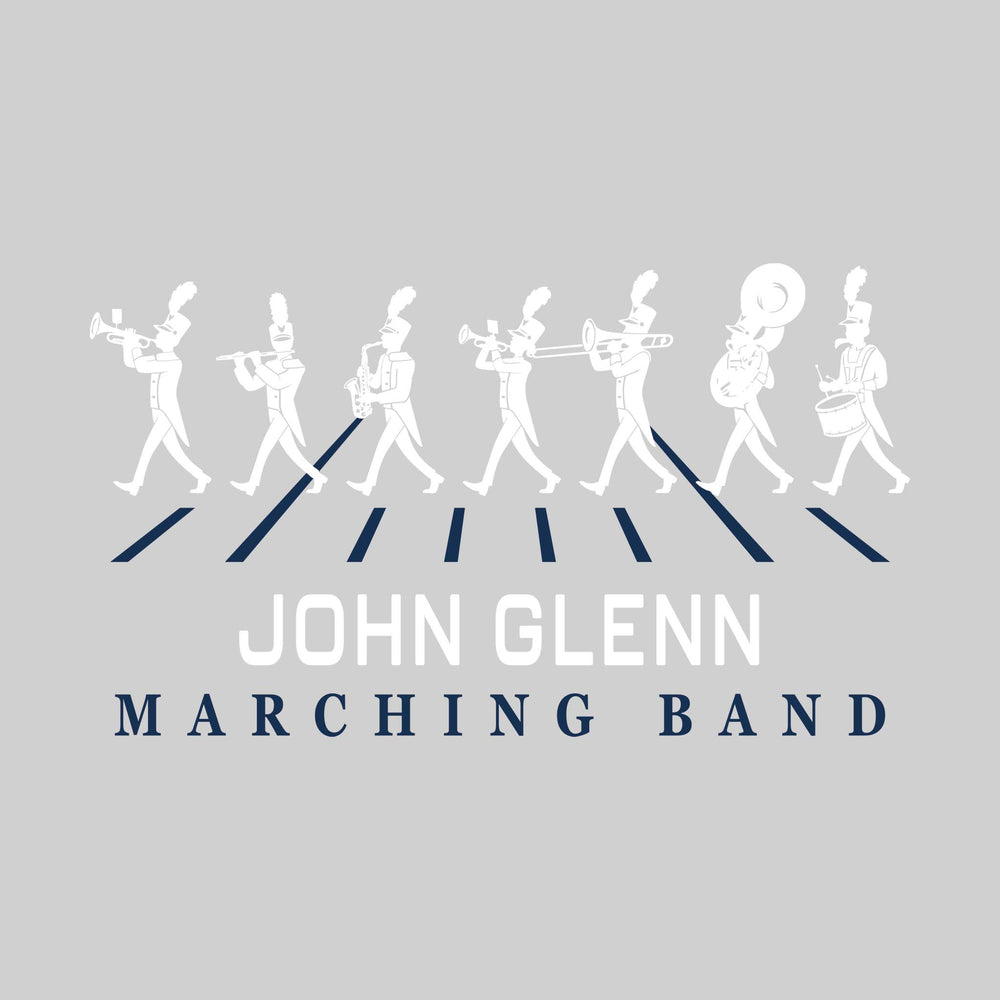 John Glenn Bobcats - Marching Band - Marching Band Silhouettes with Yard Lines