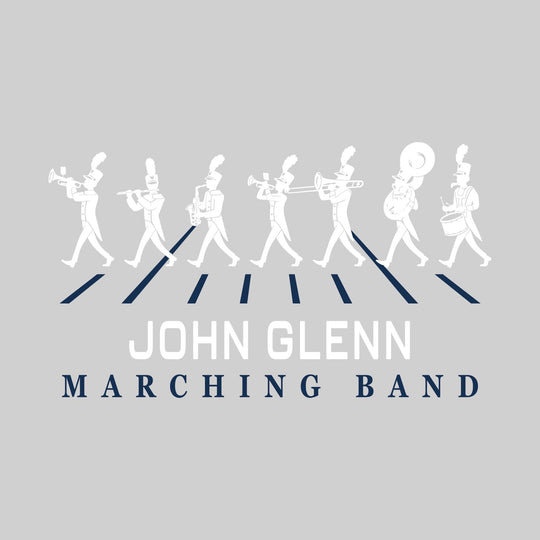 John Glenn Bobcats - Marching Band - Marching Band Silhouettes with Yard Lines
