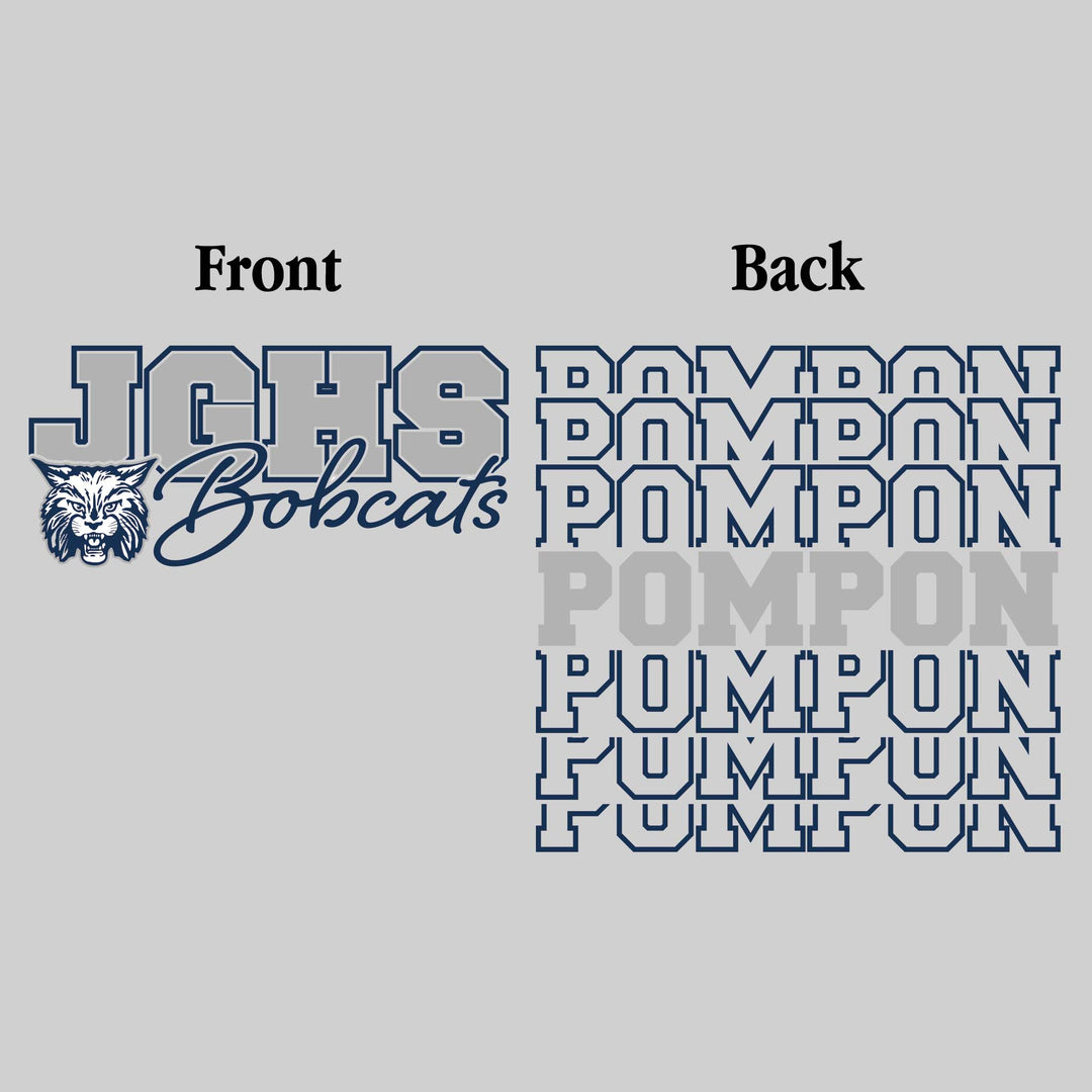John Glenn Bobcats - Poms - JGHS Bobcats - Pompon Repeated