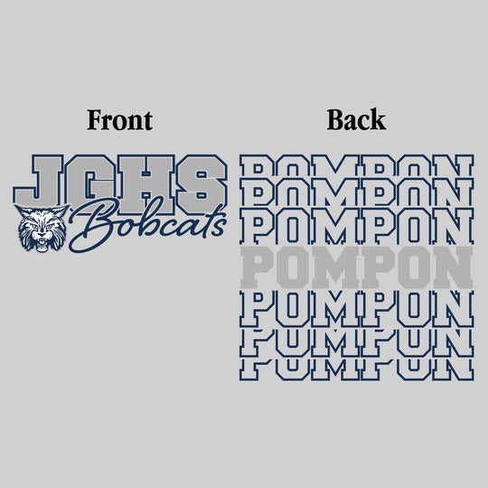 John Glenn Bobcats - Poms - JGHS Bobcats - Pompon Repeated