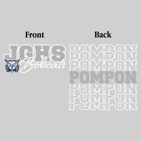 John Glenn Bobcats - Poms - JGHS Bobcats - Pompon Repeated