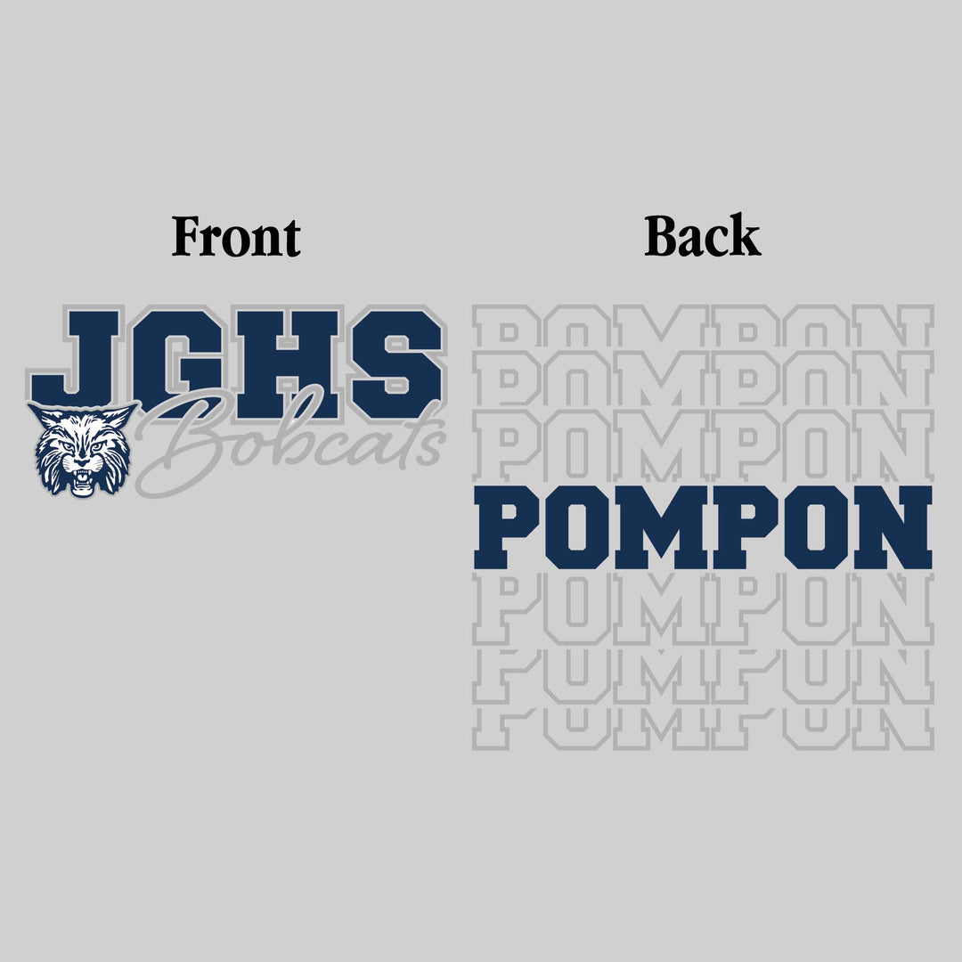 John Glenn Bobcats - Poms - JGHS Bobcats - Pompon Repeated