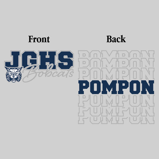 John Glenn Bobcats - Poms - JGHS Bobcats - Pompon Repeated