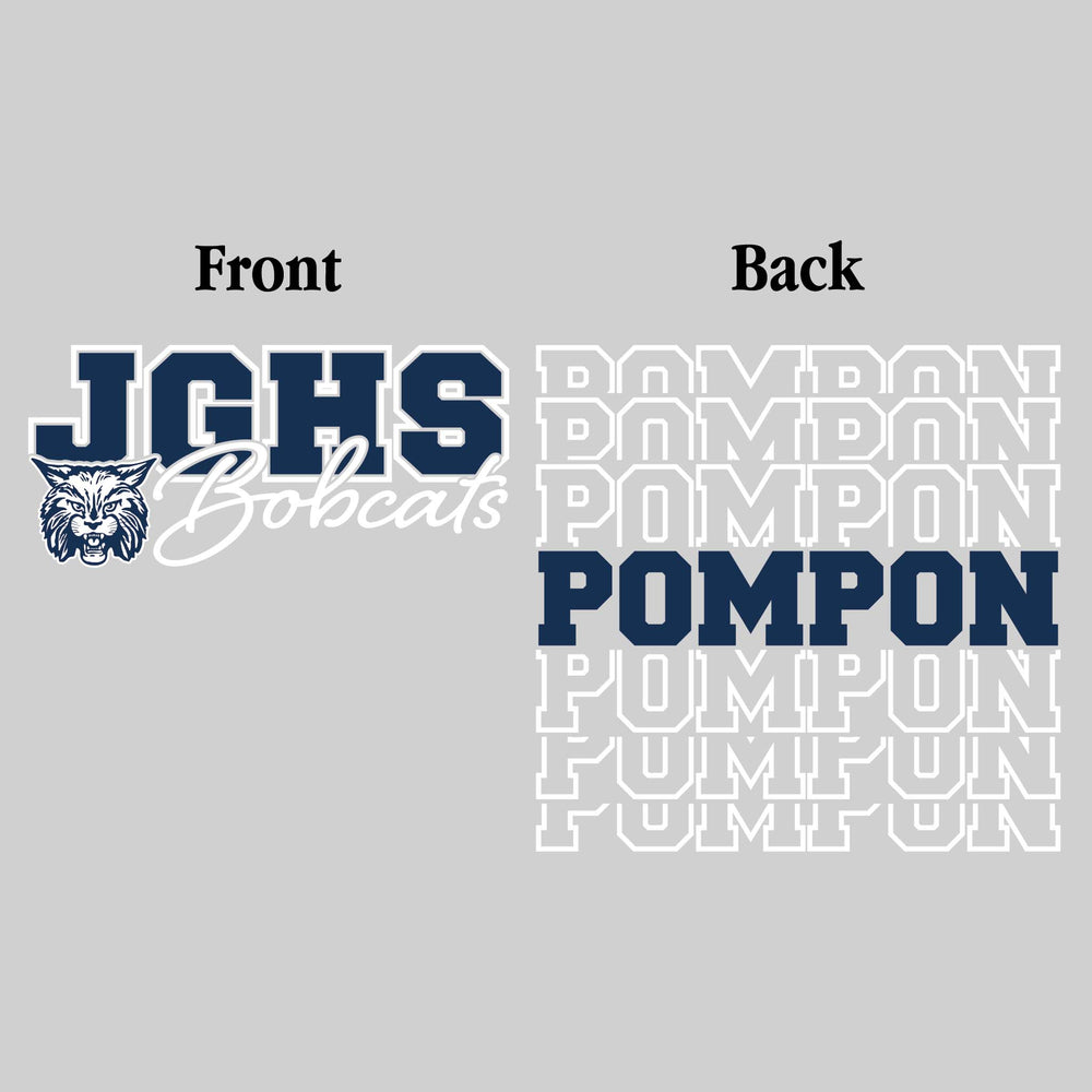 John Glenn Bobcats - Poms - JGHS Bobcats - Pompon Repeated