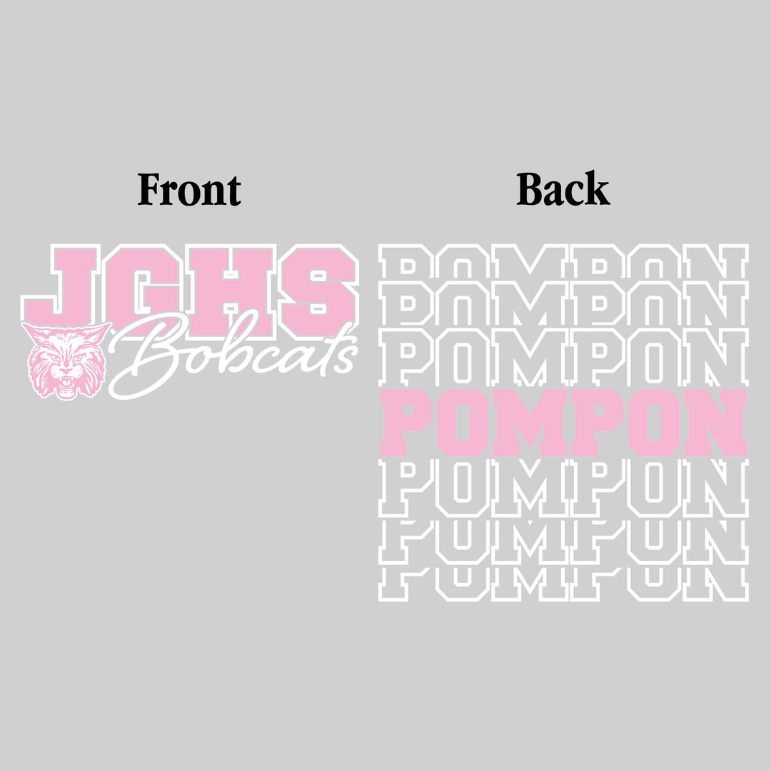 John Glenn Bobcats - Poms - JGHS Bobcats - Pompon Repeated