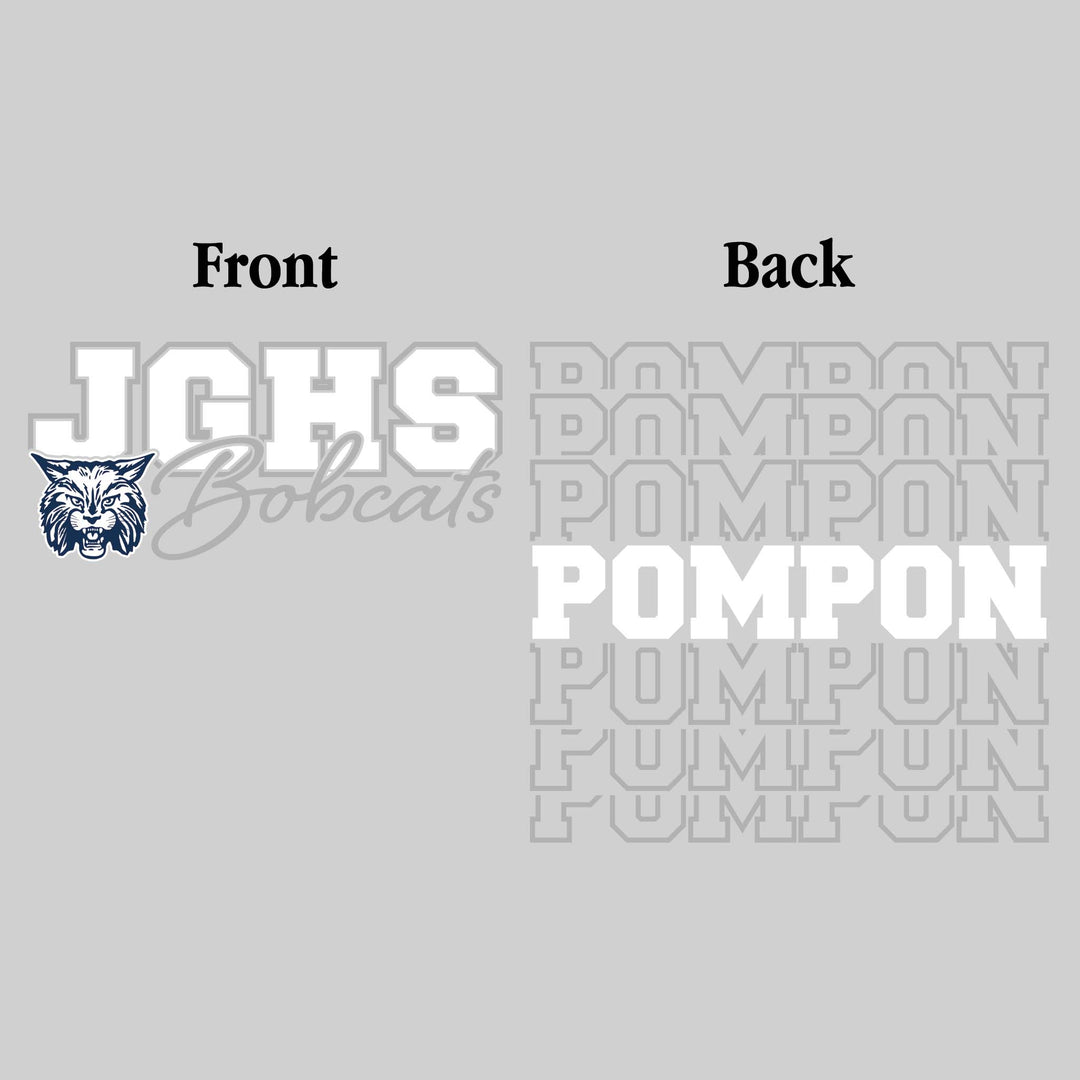 John Glenn Bobcats - Poms - JGHS Bobcats - Pompon Repeated