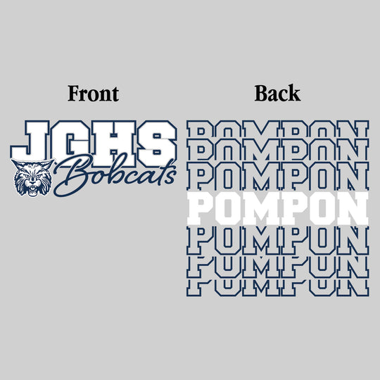 John Glenn Bobcats - Poms - JGHS Bobcats - Pompon Repeated