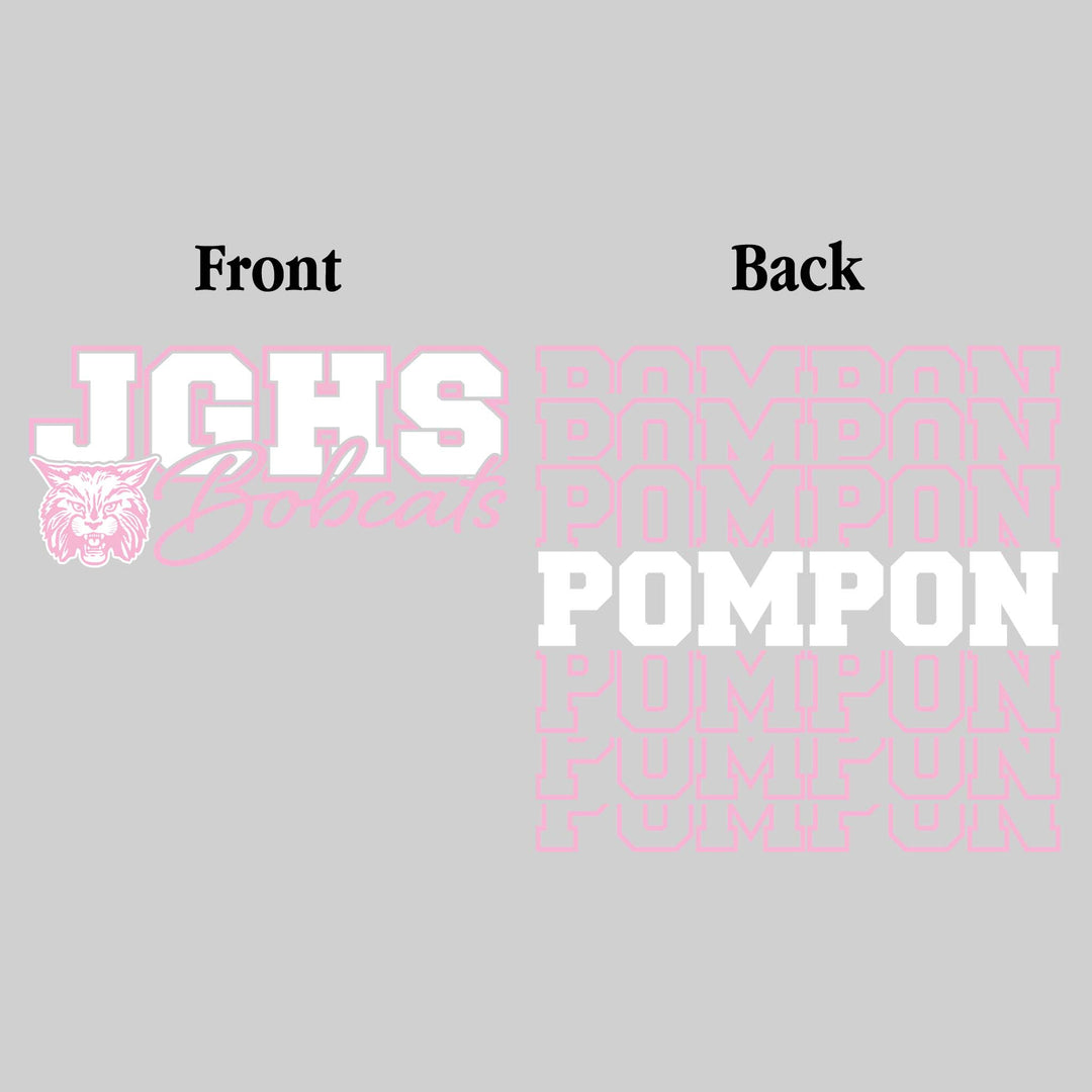 John Glenn Bobcats - Poms - JGHS Bobcats - Pompon Repeated
