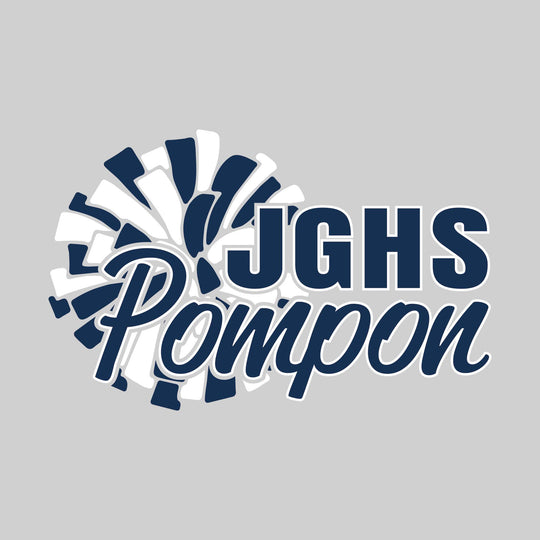 John Glenn Bobcats - Poms - JGHS Pompon with Big Pom