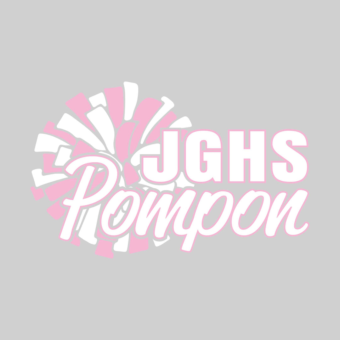 John Glenn Bobcats - Poms - JGHS Pompon with Big Pom