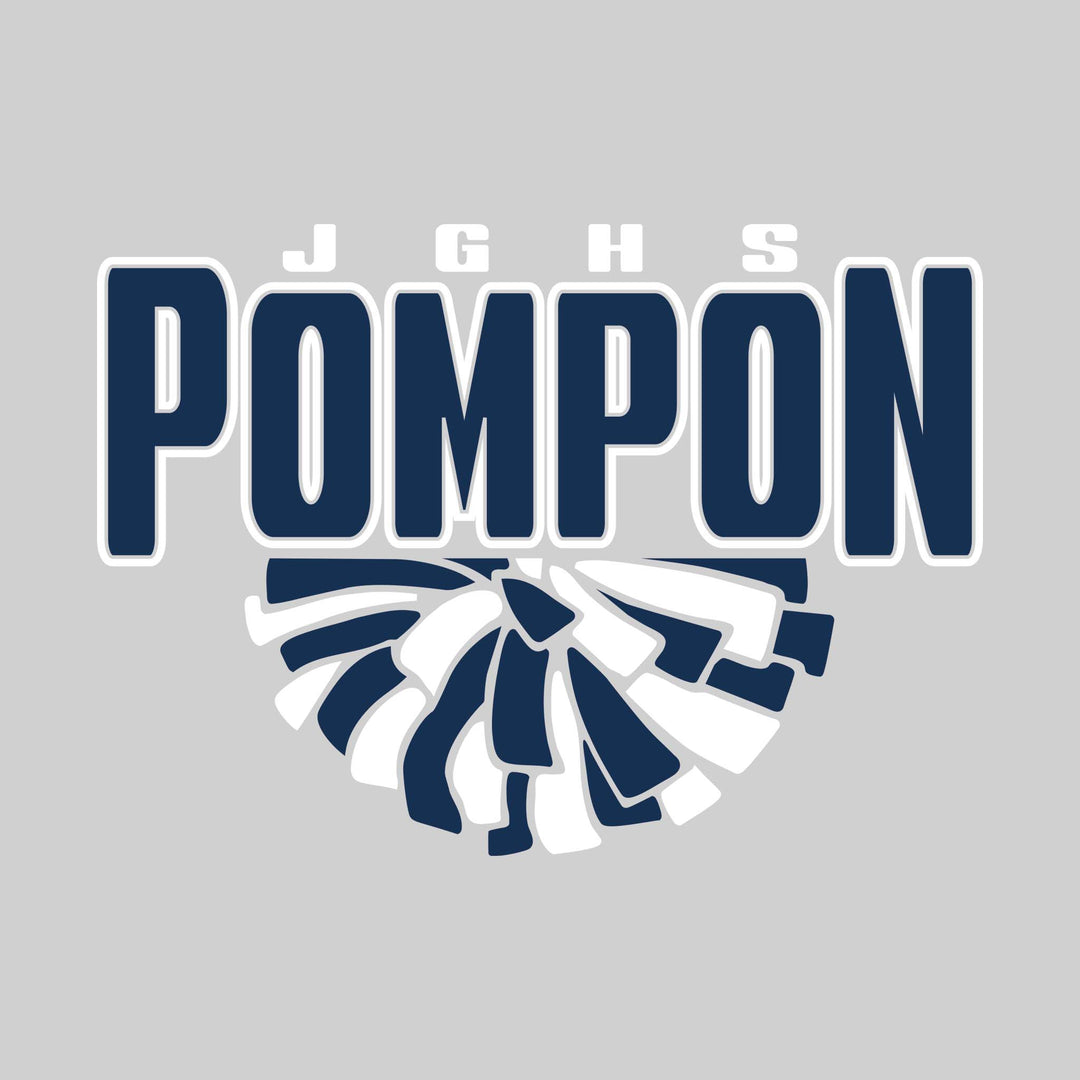 John Glenn Bobcats - Poms - JGHS Pompon with Half Pom