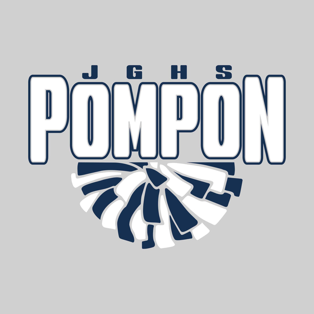 John Glenn Bobcats - Poms - JGHS Pompon with Half Pom